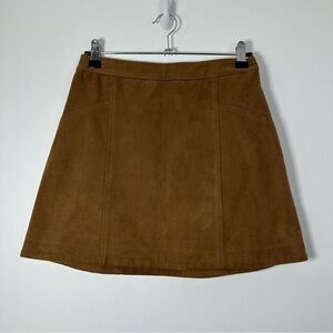 Abercrombie & Fitch Women’s Faux Suede Mini Skirt Tan Size 0